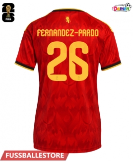 Günstige Belgien Matias Fernandez-Pardo #26 Heimtrikot Damen WM 2026 Kurzarm